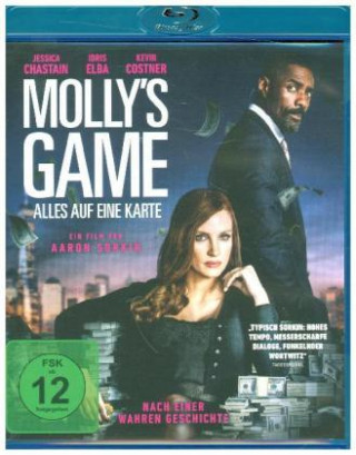 Video Molly's Game: Alles auf eine Karte, 1 Blu-ray Aaron Sorkin