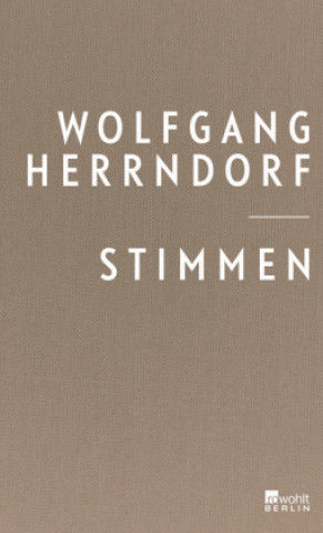 Kniha Stimmen Wolfgang Herrndorf