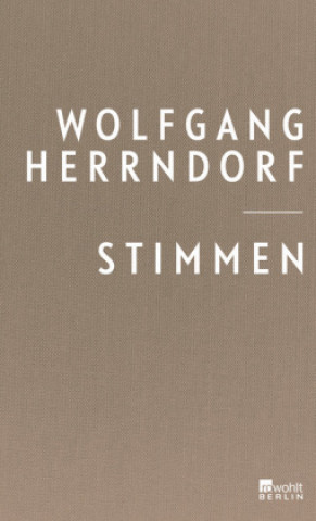 Livre Stimmen Wolfgang Herrndorf