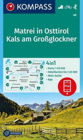 Prasa KOMPASS Wanderkarte Matrei in Osttirol, Kals am Großglockner Kompass-Karten Gmbh