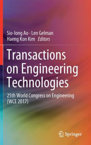 Könyv Transactions on Engineering Technologies Sio-Iong Ao