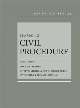 Książka Learning Civil Procedure Jeffrey Stempel