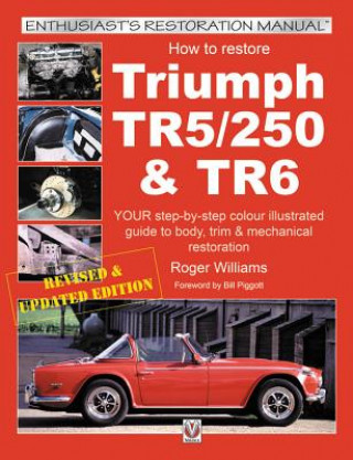 Könyv How to Restore Triumph TR5, TR250 & TR6 Roger  Williams