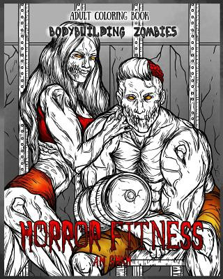 Kniha Adult Coloring Book Horror Fitness A M Shah