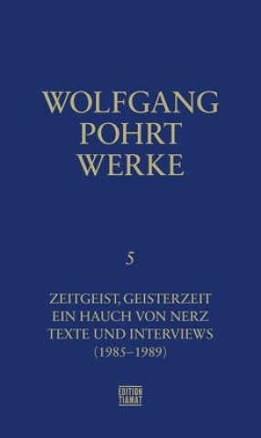 Kniha Werke Band 5.1 Wolfgang Pohrt