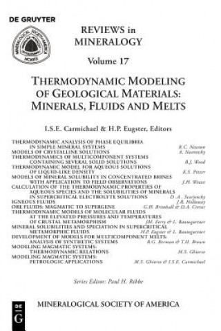 Kniha Thermodynamic Modeling of Geologic Materials Ian S. E. Carmichael