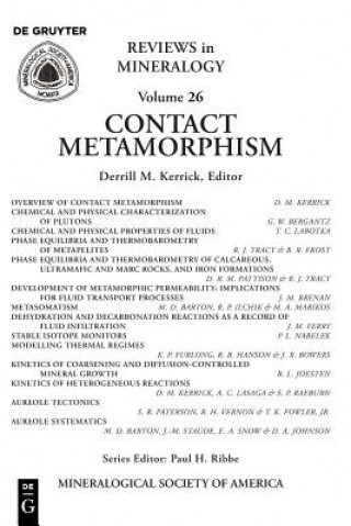 Buch Contact Metamorphism Derrill M. Kerrick