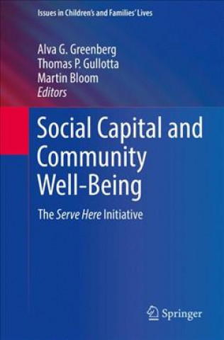 Könyv Social Capital and Community Well-Being Alva G. Greenberg