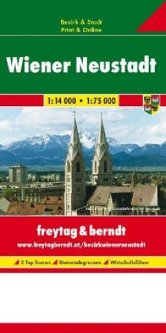 Tiskovina Freytag & Berndt Stadtplan Wiener Neustadt 