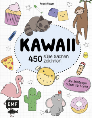 Книга Kawaii - 450 süße Sachen zeichnen Angela Nguyen