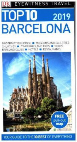 Kniha Top 10 Barcelona DK Travel