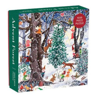 Libro Advent Forest Square Boxed 1000 Piece Puzzle 