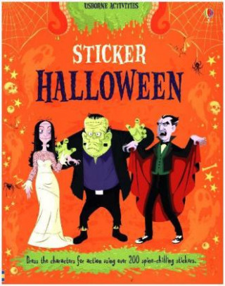 Kniha Sticker Halloween Louie Stowell