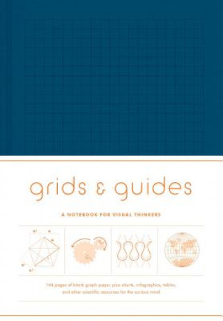 Naptár/Határidőnapló Grids & Guides (Navy) Notebook Princeton Architectural Press