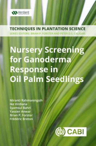 Książka Nursery Screening for Ganoderma Response in Oil Palm Seedlings Rahmaningsih