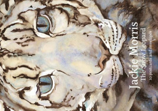 Book SNOW LEOPARD POSTCARDS JACKIE MORRIS