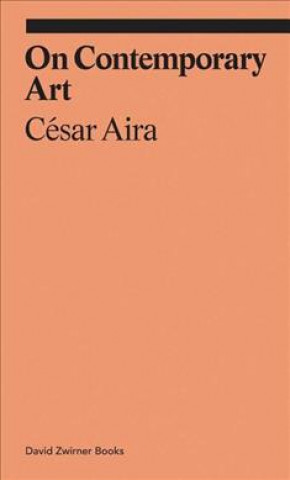 Kniha On Contemporary Art Cesar Aira