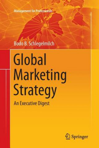 Kniha Global Marketing Strategy BODO SCHLEGELMILCH