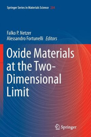 Książka Oxide Materials at the Two-Dimensional Limit FALKO P. NETZER