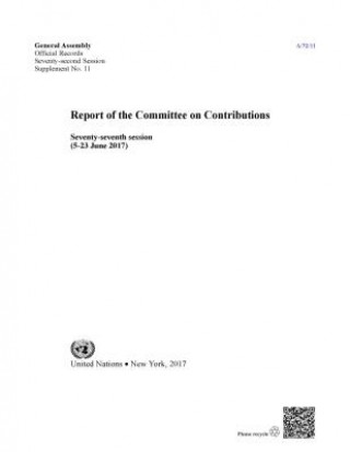 Knjiga Report of the Committee on Contributions United Nations: Committee on Contributions