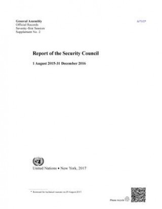 Könyv Report of the Security Council United Nations Publications