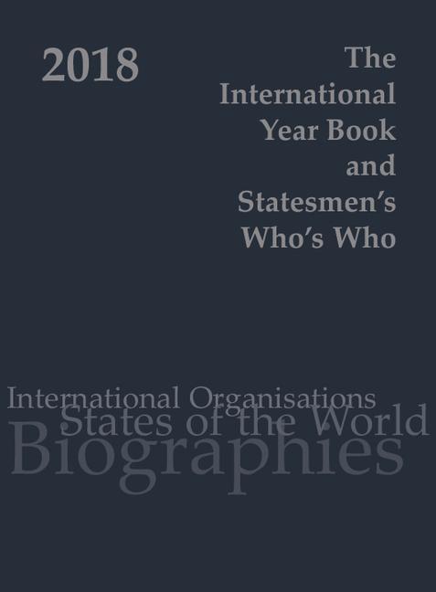 Książka International Year Book & Statesmen's Who's Who 2018 Jennifer Dilworth