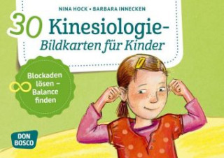 Joc / Jucărie 30 Kinesiologie-Bildkarten für Kinder Nina Hock
