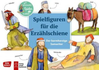 Hra/Hračka Der barmherzige Samariter. Spielfiguren für die Erzählschiene. Petra Lefin
