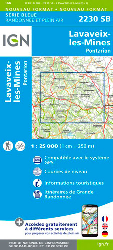 Materiale tipărite 2230SB Lavaveix-les-Mines.Pontarion 