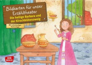 Game/Toy Die heilige Barbara und der Kirschblütenzweig. Kamishibai Bildkartenset. Catharina Fastenmeier