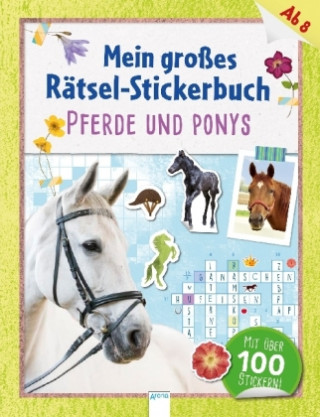 Книга Mein großes Rätsel-Stickerbuch. Pferde und Ponys Deike Press