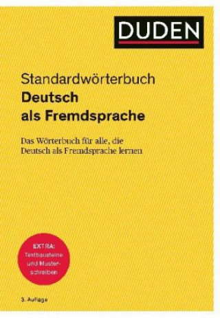 Carte Duden - Deutsch als Fremdsprache - Standardwörterbuch Dudenredaktion