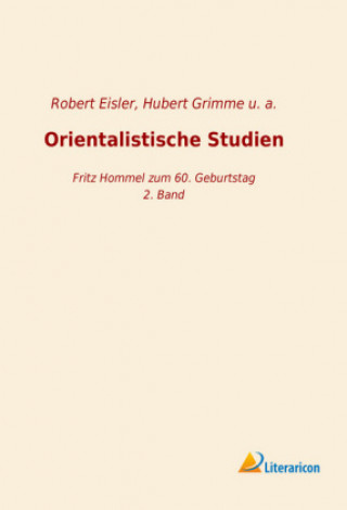 Buch Orientalistische Studien Robert Eisler