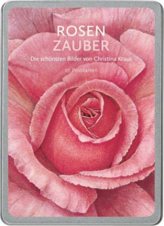 Boek Rosenzauber. 20 Postkarten Christina Kraus