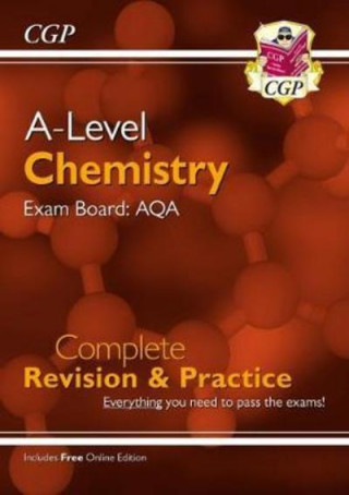Könyv A-Level Chemistry: AQA Year 1 & 2 Complete Revision & Practice with Online Edition CGP Books