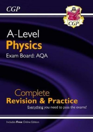 Könyv A-Level Physics: AQA Year 1 & 2 Complete Revision & Practice with Online Edition CGP Books