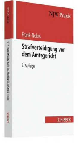 Kniha Strafverteidigung vor dem Amtsgericht Frank Nobis