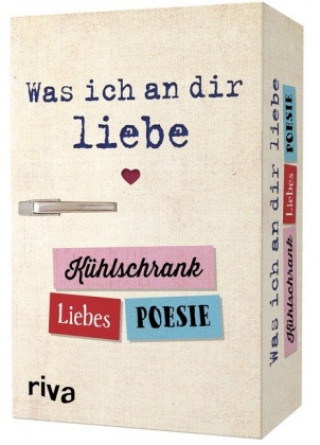 Játék Was ich an dir liebe - Kühlschrank-Liebespoesie Riva Verlag. 