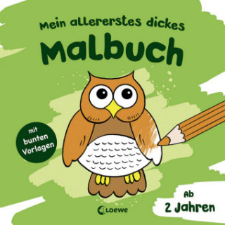 Könyv Mein allererstes dickes Malbuch (Eule) Angelika Penner