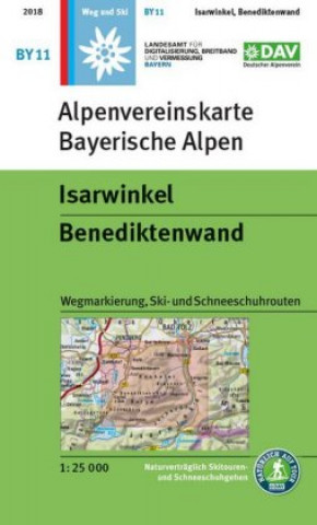 Materiale tipărite Alpenvereinskarte Isarwinkel, Benediktenwand Deutscher Alpenverein e.V. DAV