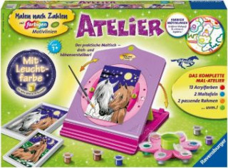 Game/Toy Ravensburger Malen nach Zahlen 28507 - Atelier Pferde - Kinder ab 7 Jahren 