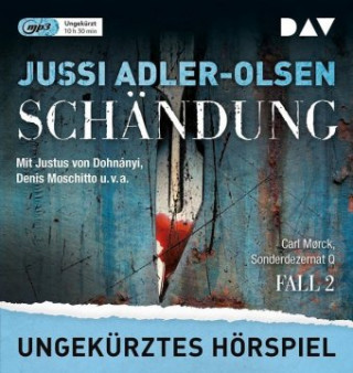 Audio Schändung - Carl Mørck, Sonderdezernat Q, Fall 2, 1 Audio-CD, 1 MP3 Jussi Adler-Olsen