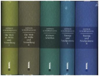 Carte Schopenhauer: Sämtliche Werke in fünf Bänden im Schuber Arthur Schopenhauer