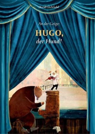 Carte An der Geige: Hugo, der Hund! David Litchfield
