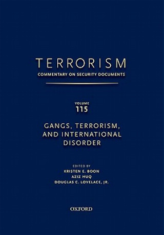 Carte TERRORISM: COMMENTARY ON SECURITY DOCUMENTS VOLUME 115 Lovelace