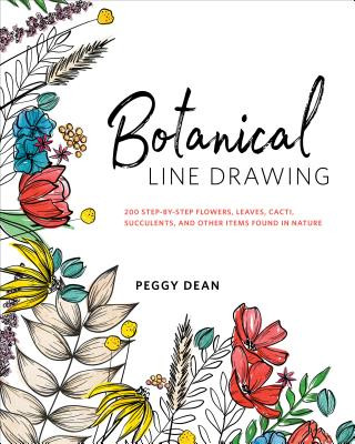 Carte Botanical Line Drawing PEGGY DEAN