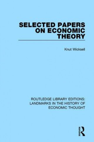 Buch Selected Papers on Economic Theory Knut Wicksell