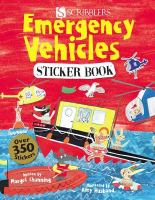 Buch Scribblers Fun Activity Emergency Vehicles Sticker Book Margot Channing