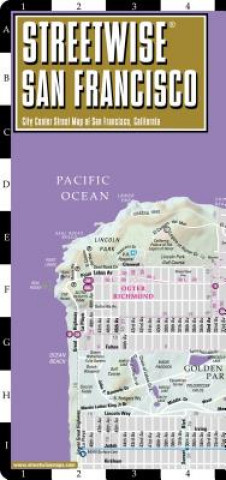 Tiskovina Streetwise San Francisco Map - Laminated City Center Street Map of San Francisco, California Michelin