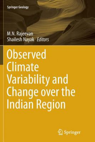 Kniha Observed Climate Variability and Change over the Indian Region M. N. RAJEEVAN